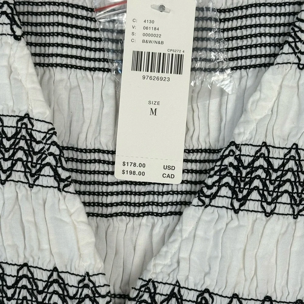 Anthropologie The Peregrine Midi Dress: Embroidered Smocked Edition Size M - Picture 6 of 13